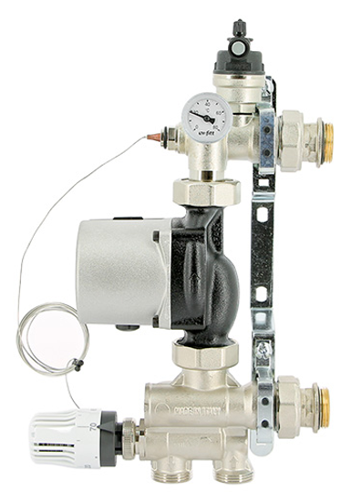 Насосно-смесительная группа Uni-Fitt Solomix 1" с насосом Grundfos UPSO 25-65 130