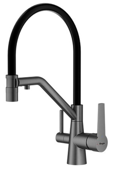 Смеситель для кухни со съемным изливом на магните и подключением фильтра питьевой воды R80.62.09