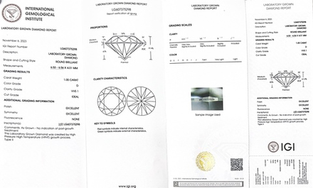 Лабораторно-выращенный бриллиант Кр-57 6.54-6.56 мм D/VVS1 1.05 ct