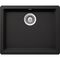 Мойка SCHOCK Quadro 60 (N-100) Cristalite 550x430(подстольный монтаж) неро