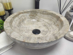 Раковина из оникса Bowl Grey Dott BO-60268 40*40*15