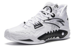 Anta Anta frenzy 5th year non-slip wear-resistant low-top basketball shoes men's white and black