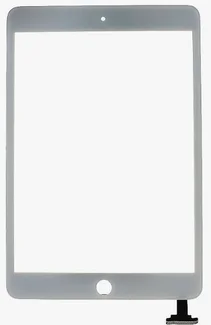 Тачскрин для Apple iPad mini (A1432/A1454/A1455) / iPad mini 2 (A1489/A1490/A1491) без кнопки Home белый (White)