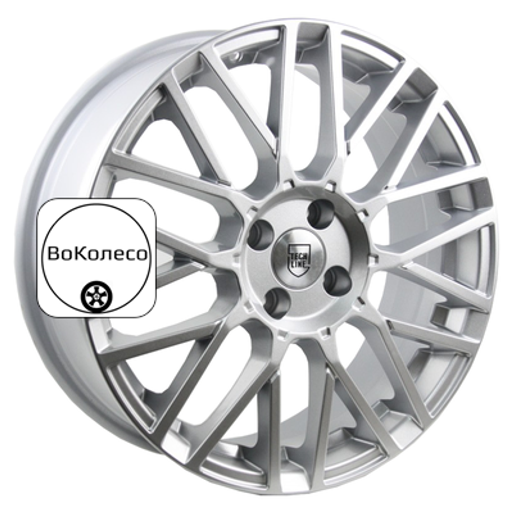 6,5x17/4x100 ET40 D54,1 739 Silver Tech Line