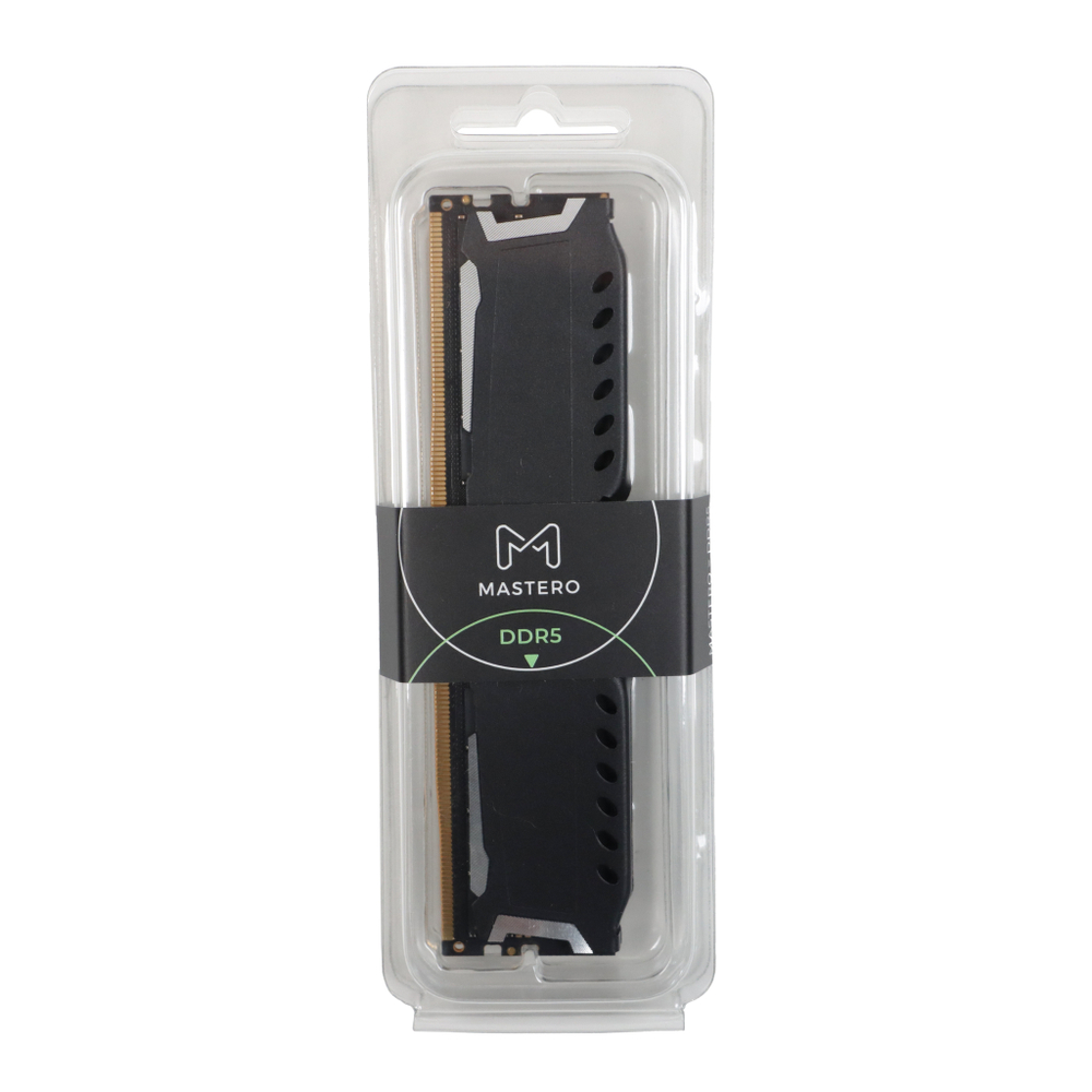 Комплект памяти Mastero DDR5 DIMM 32Гб (2х16Гб), 5600МГц, CL46, Retail, 1.1В, с радиатором (MSH5600C46-32G5-K2)
