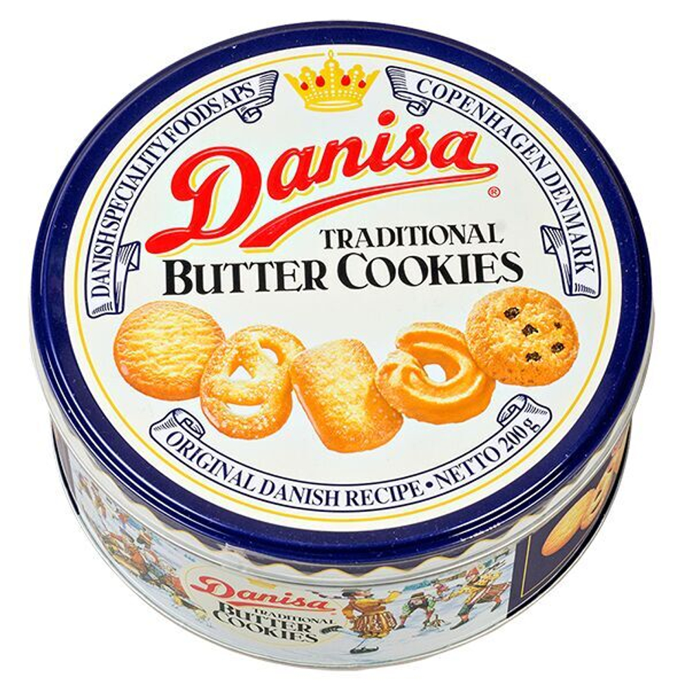 Печенье Danisa Butter Cookies сдобное, 200 гр
