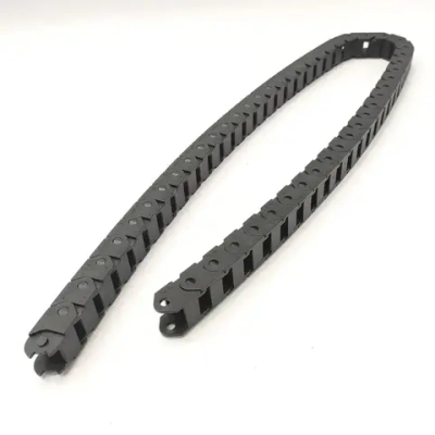 Гибкий кабель-канал открытый 15х15 мм для ЧПУ станков, 1 метр