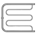 Полотенцесушитель MIXLINE SIMPLE PM1 50х60 1'' ПОЛКА