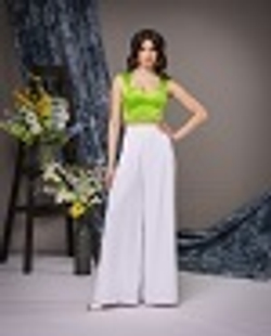 03-05-22 SS Брюки-палаццо, белый M