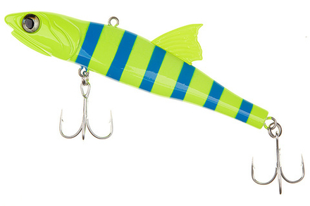 Воблер LITTLE JACK Forma Adict 120mm, цвет #Zebra yellow blue