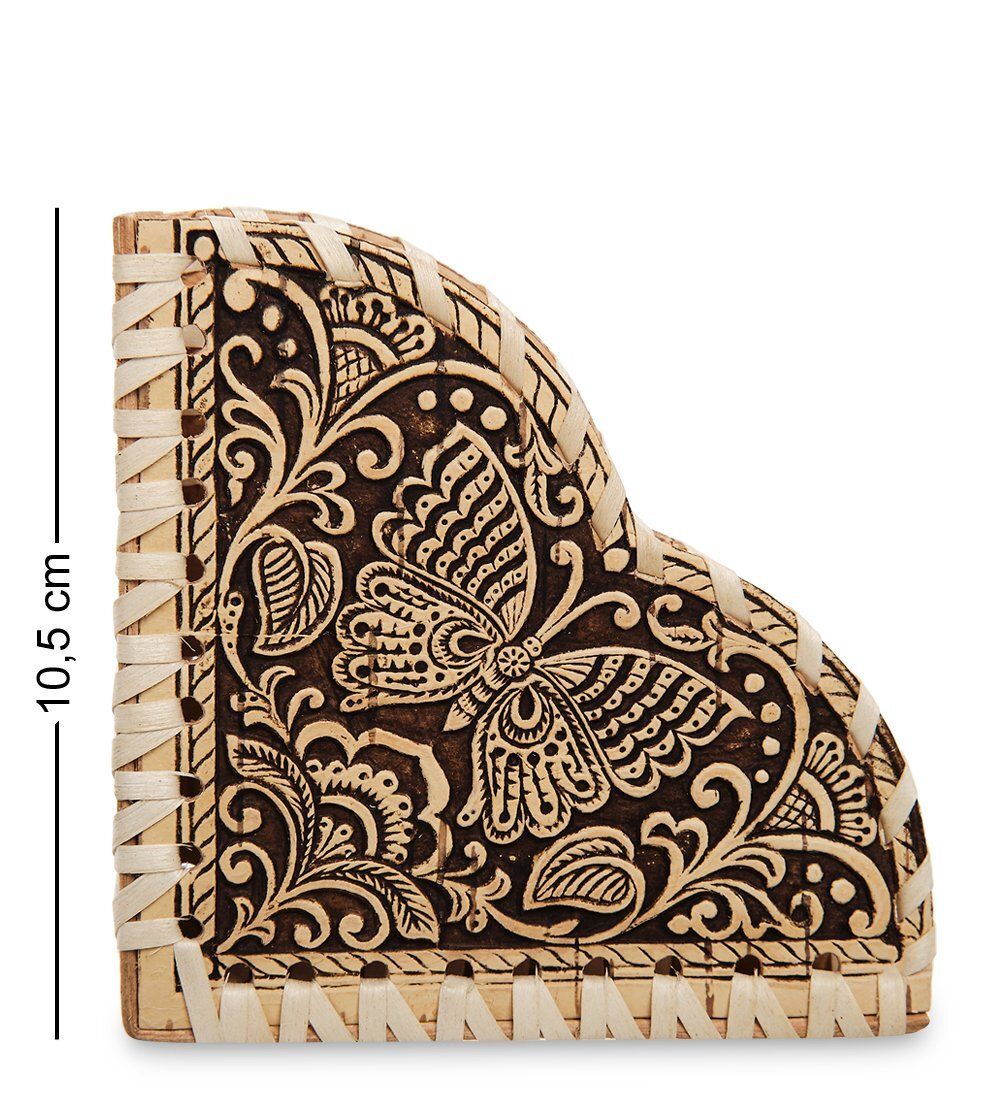 BST-337/ 1 Подставка «Бабочка» (береста)