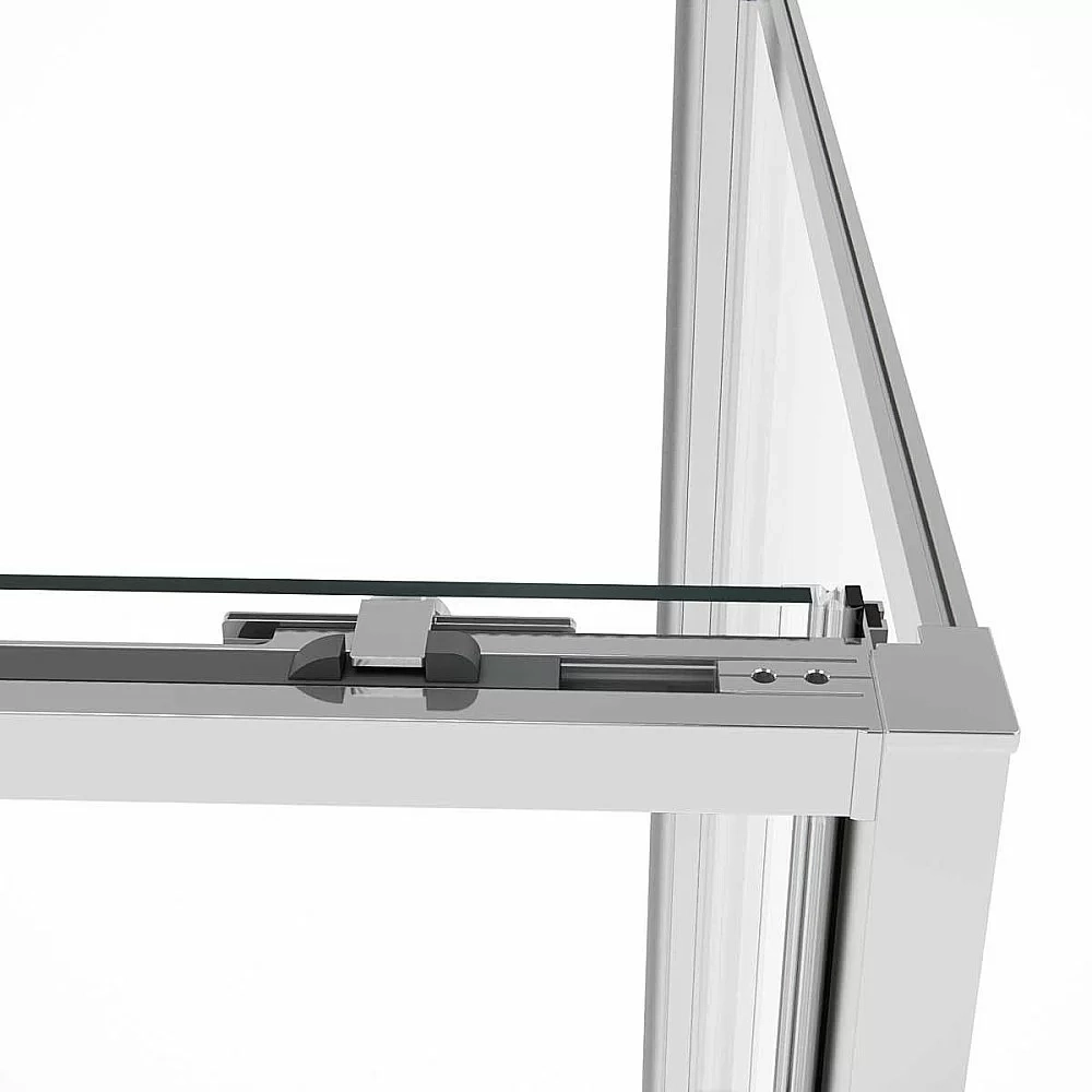 Душевой уголок Vincea Slim Soft VSR-1SS1015CL 150х100 стекло прозрачное/профиль хром