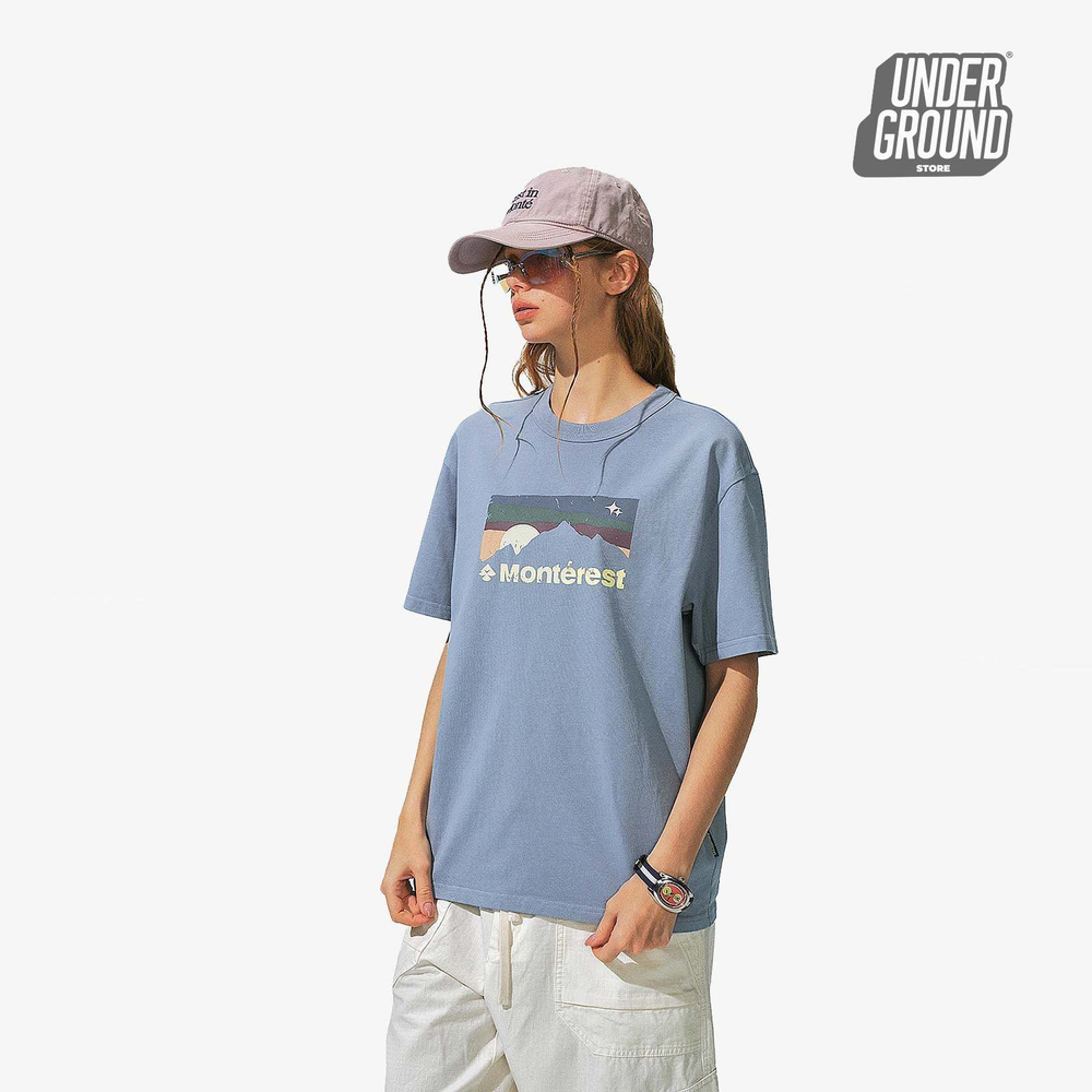 Футболка Nothomme Monterest Vintage голубой