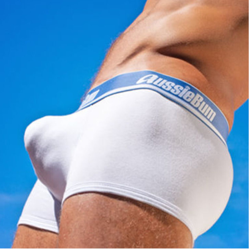Мужские трусы боксеры Aussiebum Wonderjock Boxers White AB00120