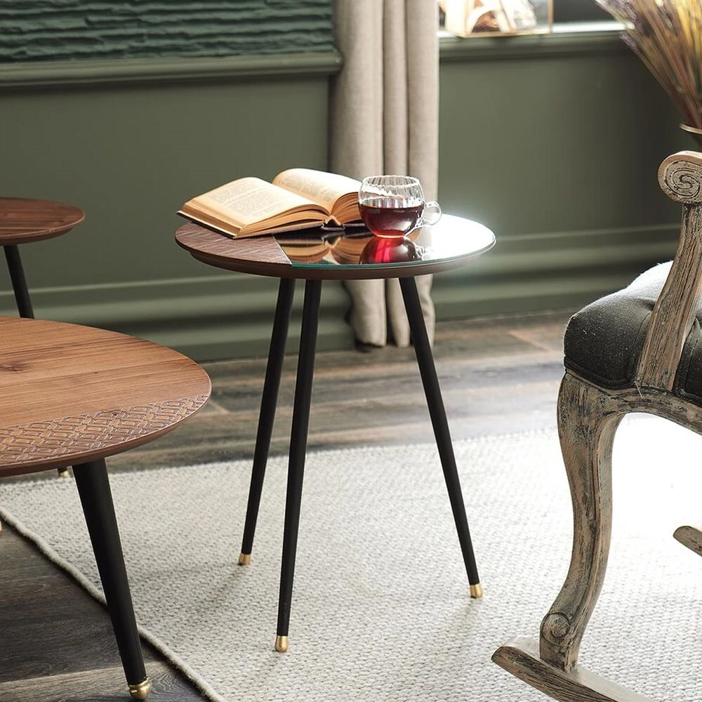 Стол журнальный круглый ENZA HOME GONG EH30600