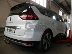 Оцинкованный фаркоп на Renault Scenic 2016-2022, Renault Grand Scenic 2016-2022 (без электрики), Galia R099C