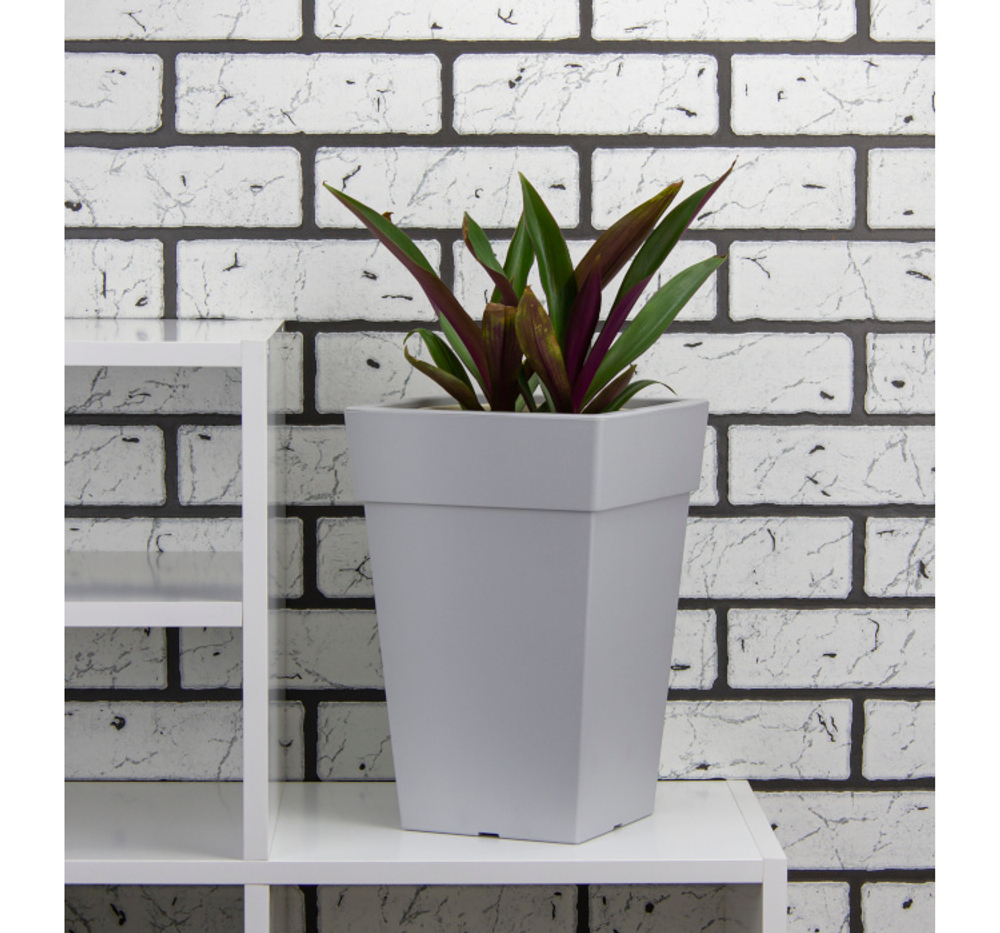 Кашпо ТУБУС с внутренней вставкой 300х300мм 14л М3179