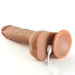 Телесный вибромассажер Okoto с пультом ДУ - 21 см. (Цвет: телесный)