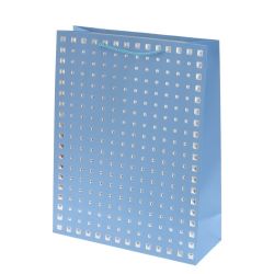 GAEM Пакет подарочный L (бумага 210г/м2, блок микс 12шт), L31 W12 H40 см, 4в.