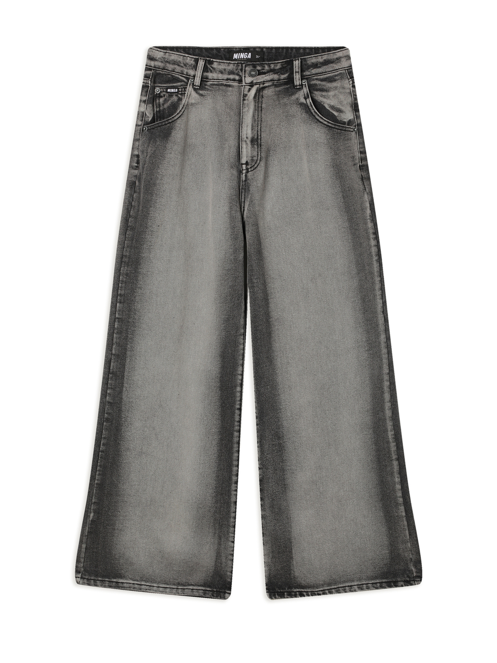 Женские Джинсы Glen Washed Grey Overdye Baggy