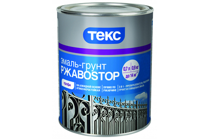 Краска Текс Профи Ржавоstop (3 в 1) желтый (0,9кг)