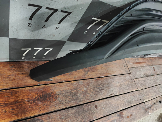 Юбка переднего бампера Toyota Highlander 4 (U70) 19-нв Б/У Оригинал 521290E071