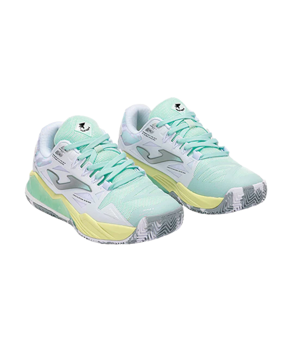 Кроссовки для падел Joma Spin Lady 2502 Белые 2025 | Женская обувь