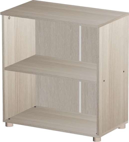 Стеллаж низкий Стандарт Про ясень шимо светлый