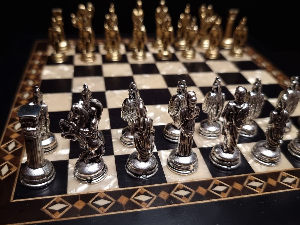 Шахматы подарочные "Илиада мини" венге антик (2811.BLK.5102.150) 2