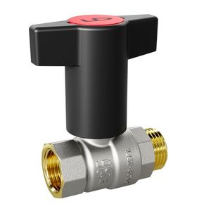 Шаровые краны LD Pride LD 47.342 НР/ВР с пластиковой T-ручкой