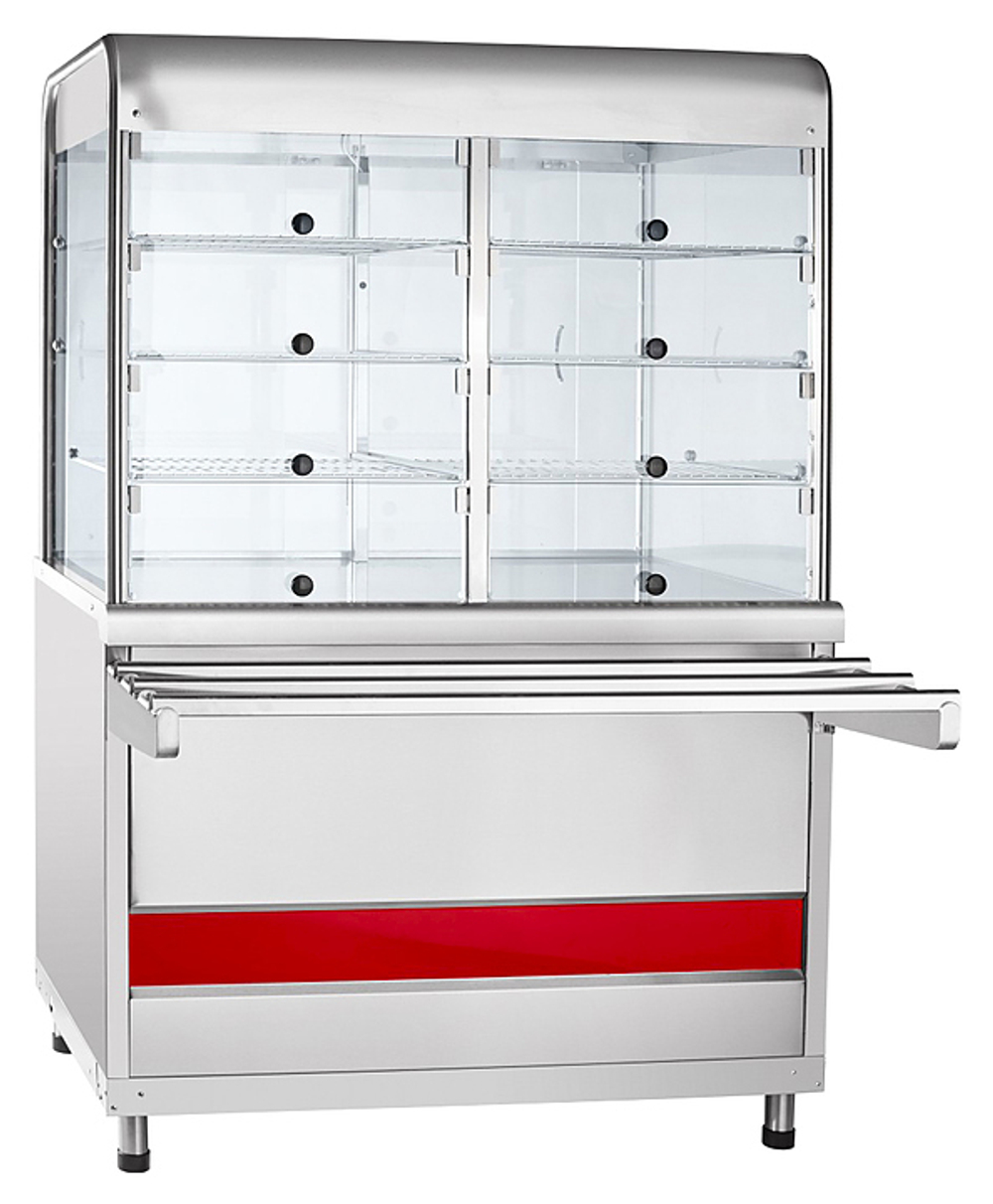 Прилавок-витрина нейтральный Abat ПВН-70КМ