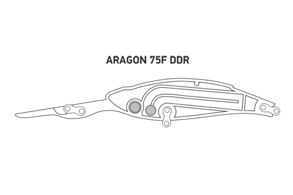 Воблер LureMax ARAGON 75F DDR-055 11 г.
