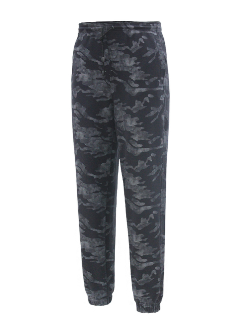 Трико мужское БВР Футер Чёрный КМФ Хлопок