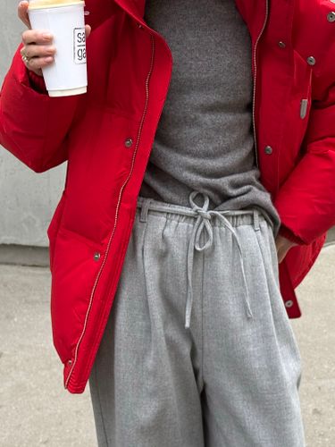 Утепленные серые брюки FN