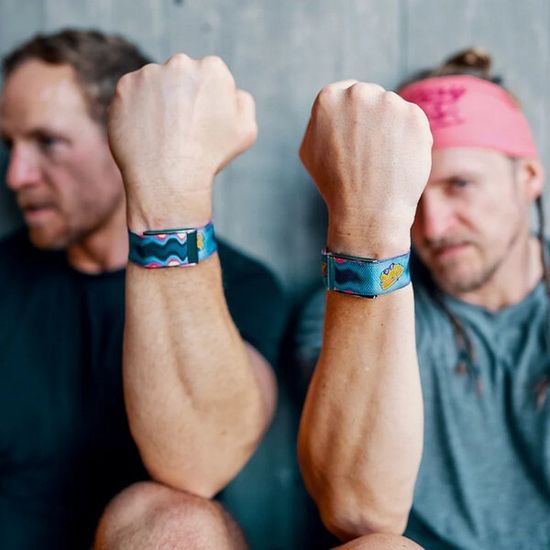 Плетеный ремешок для браслета Whoop 4.0 SuperKnit Band (Neon Butter