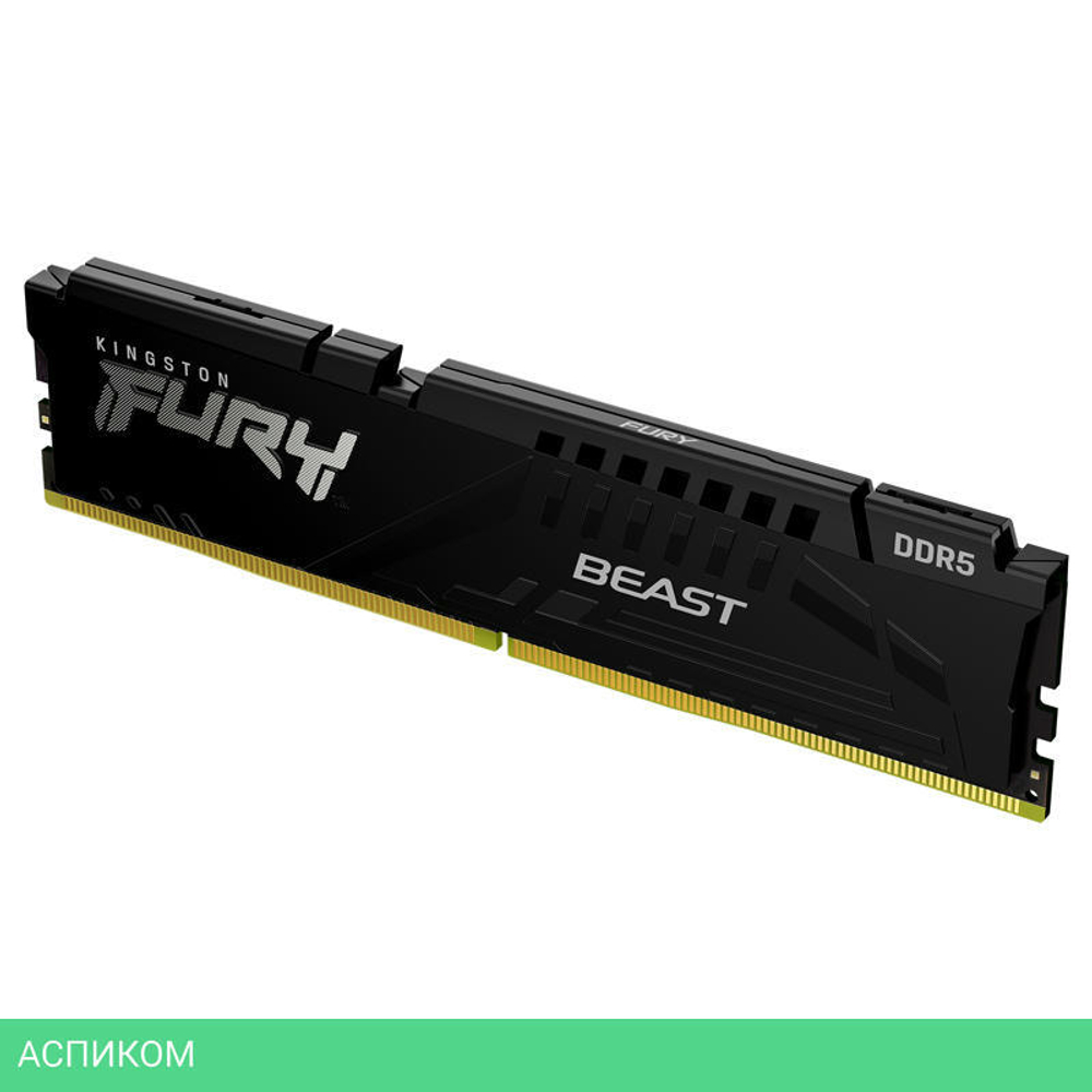 Оперативная память Kingston Fury Beast Black DDR5 8GB 5600MHz (KF556C36BBE-8)