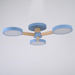 Люстра на штанге Imperiumloft TURNA Blue TURNA01