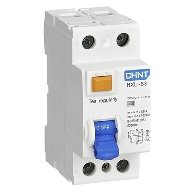 УЗО NXL-63 6kA 1P+N 63A 30mA тип A (R) Chint (ВДТ) 280719