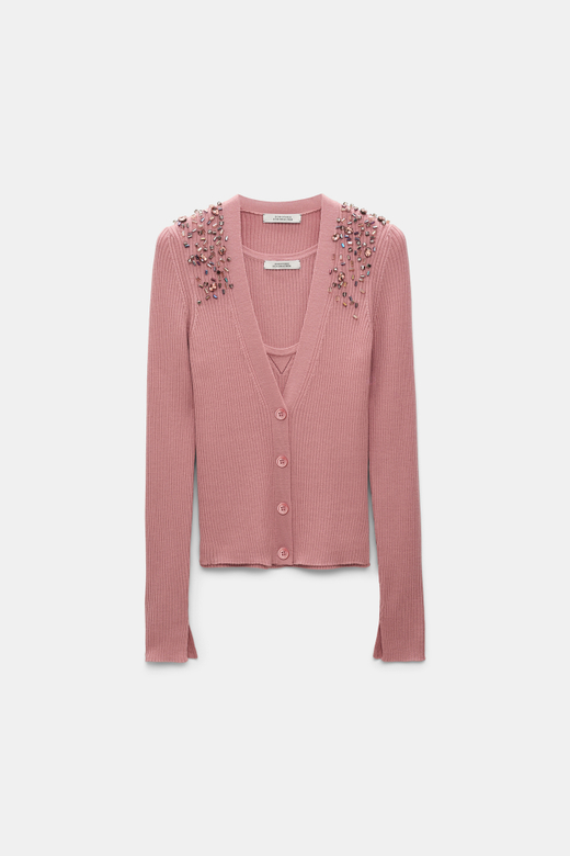 Кардиган и топ из шерсти мериноса