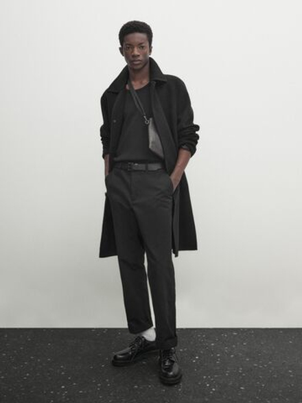 Massimo Dutti ТОП БЕЗ РУКАВОВ, ЧЕРНЫЙ