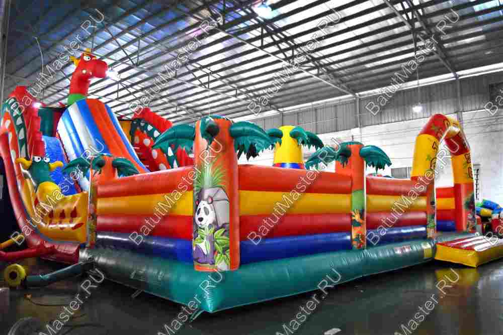 Большая и высокая горка "Змей Горыныч 3" 17*11*9 м