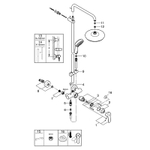 Душевая система Grohe Tempesta Cosmopolitan 26224001 Хром
