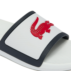 Мужские теннисные кроссовки Lacoste Croco Slide Slippers Men - White, Dark Blue