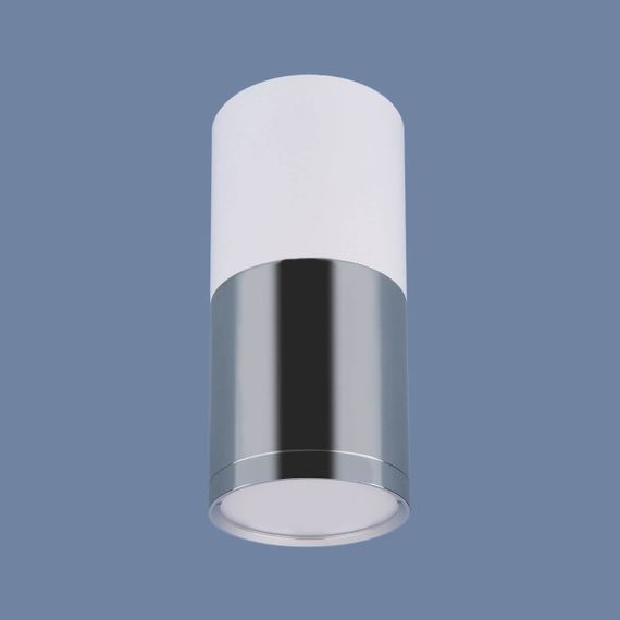Потолочный светодиодный светильник Elektrostandard DLR028 6W 4200K белый матовый/хром a040665
