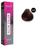 OLLIN COLOR 5/4 светлый шатен медный 100 мл Перманентная крем-краска для волос