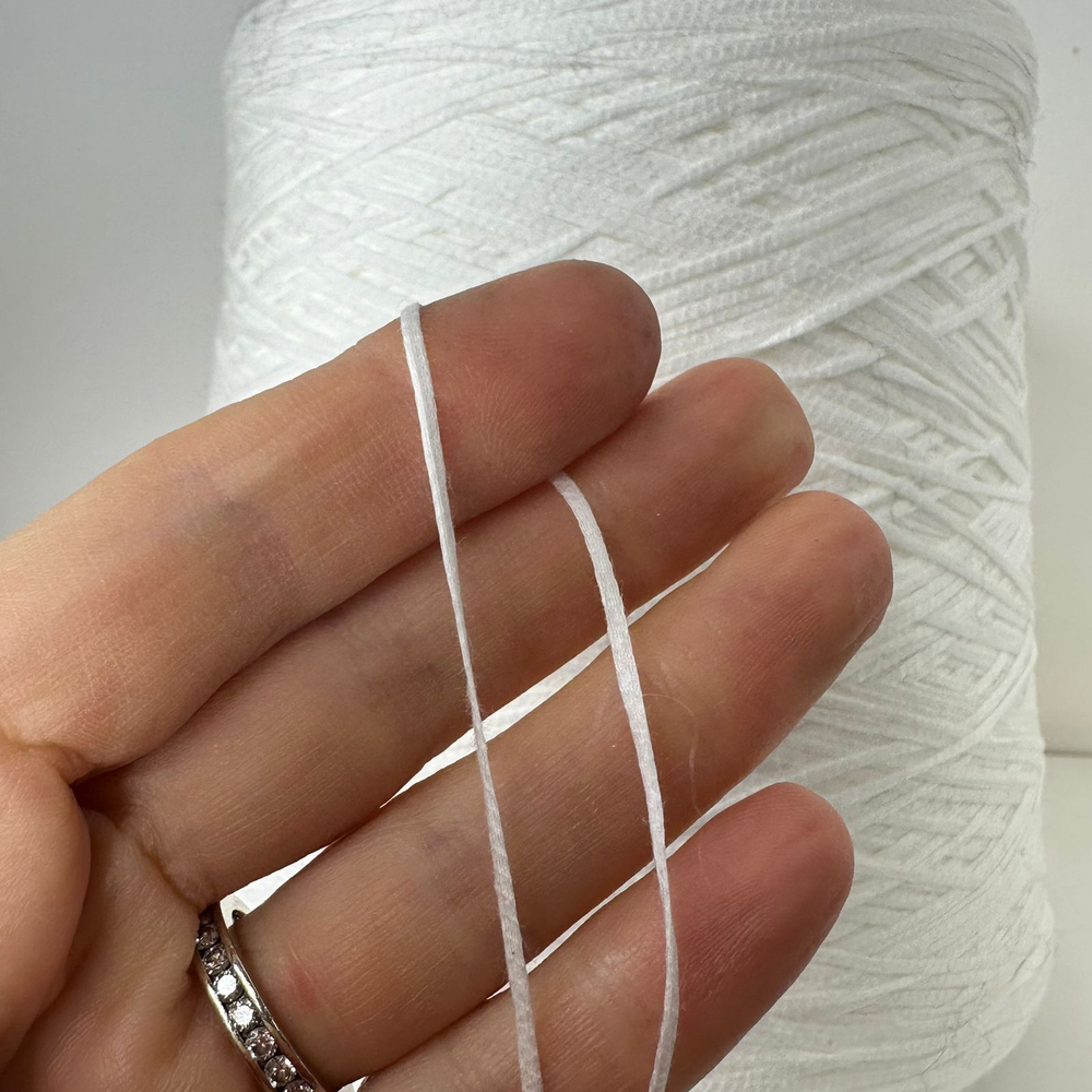 ARABIS - Filpucci; 100% хлопок; ленточка; 420м/100гр; col. 300 bianco, цвет: белый; S715