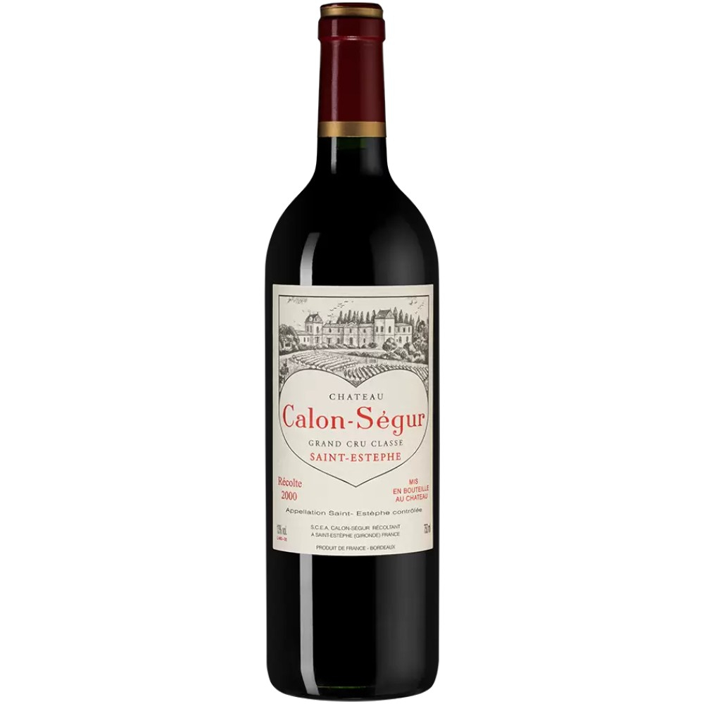Вино Saint-Estephe Chateau Calon-Segur 2000 г. 0,75 л.