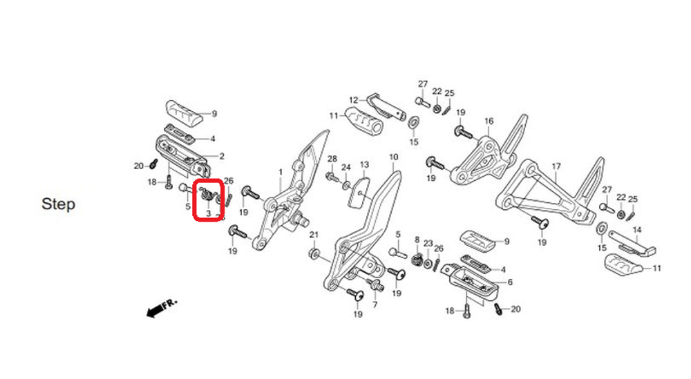 50617-445-840. SPRING, R. STEP RETURN