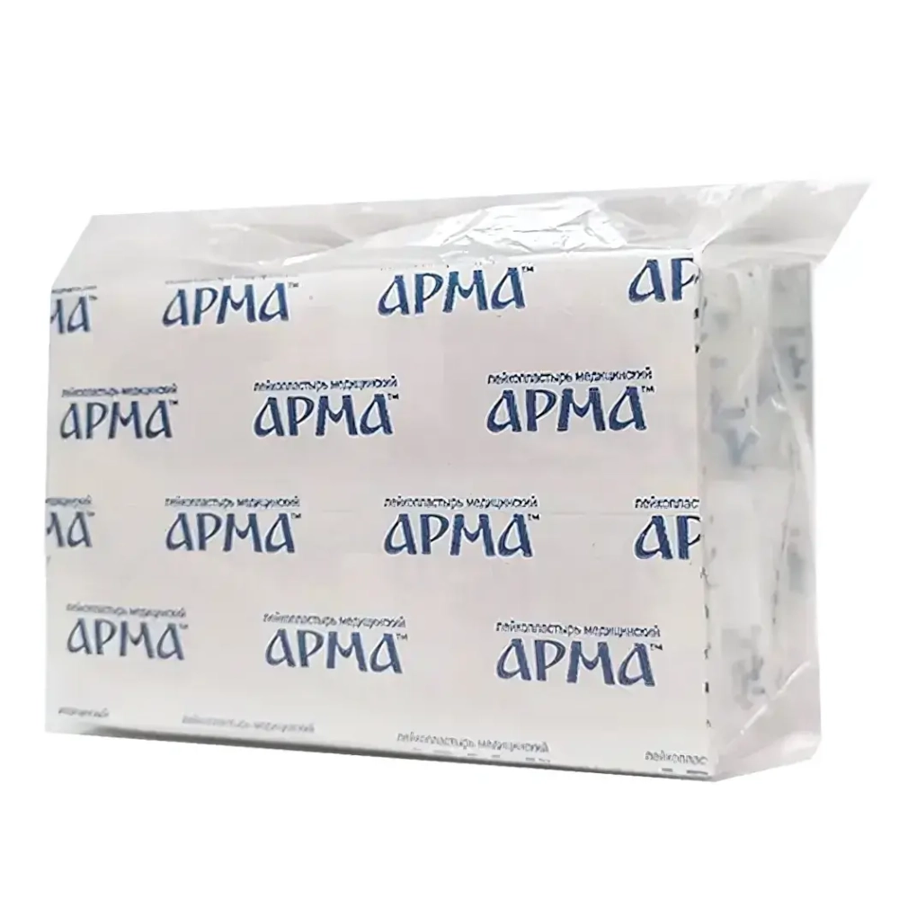 Лейкопластырь АРМА бактериц. полимерный телесный, 25х72мм ПЭ №100 шт
