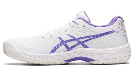 Женские Кроссовки теннисные Asics Gel-Game 9 Clay/OC - white/amethyst